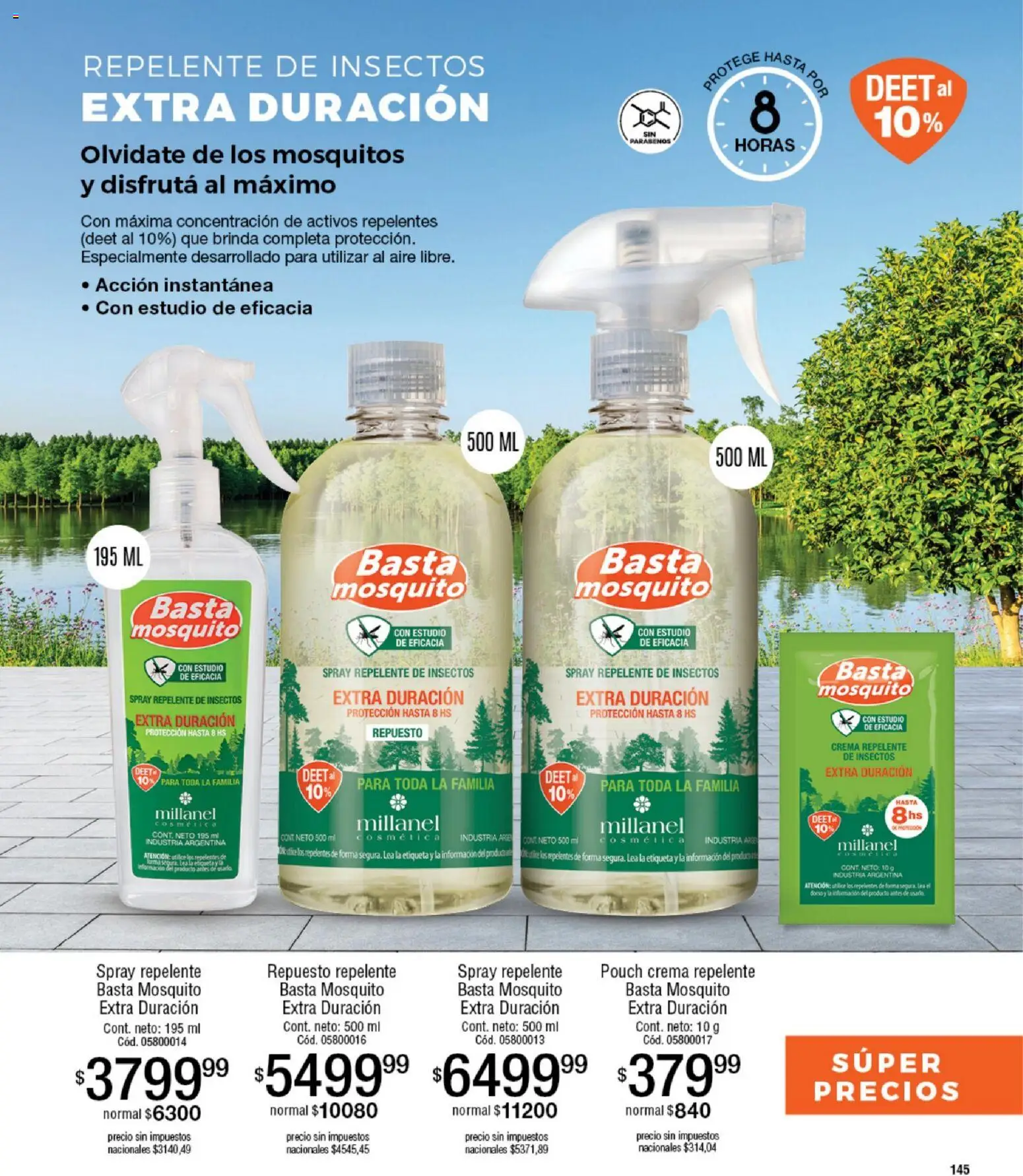 Millanel - Catálogo │ válido desde el 08.12.2025 | Página: 169 | Productos: Repelente, Crema