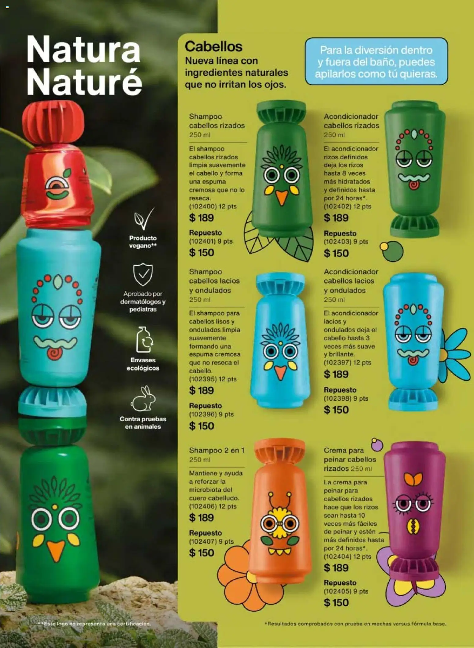 Nuevas ofertas de Natura válidas en toda la República Mexicana desde el 30.01.2026. ¡Encuentra las mejores ofertas en Natura campaña 3 2026! | Página: 153 | Productos: Crema, Espuma, Acondicionador