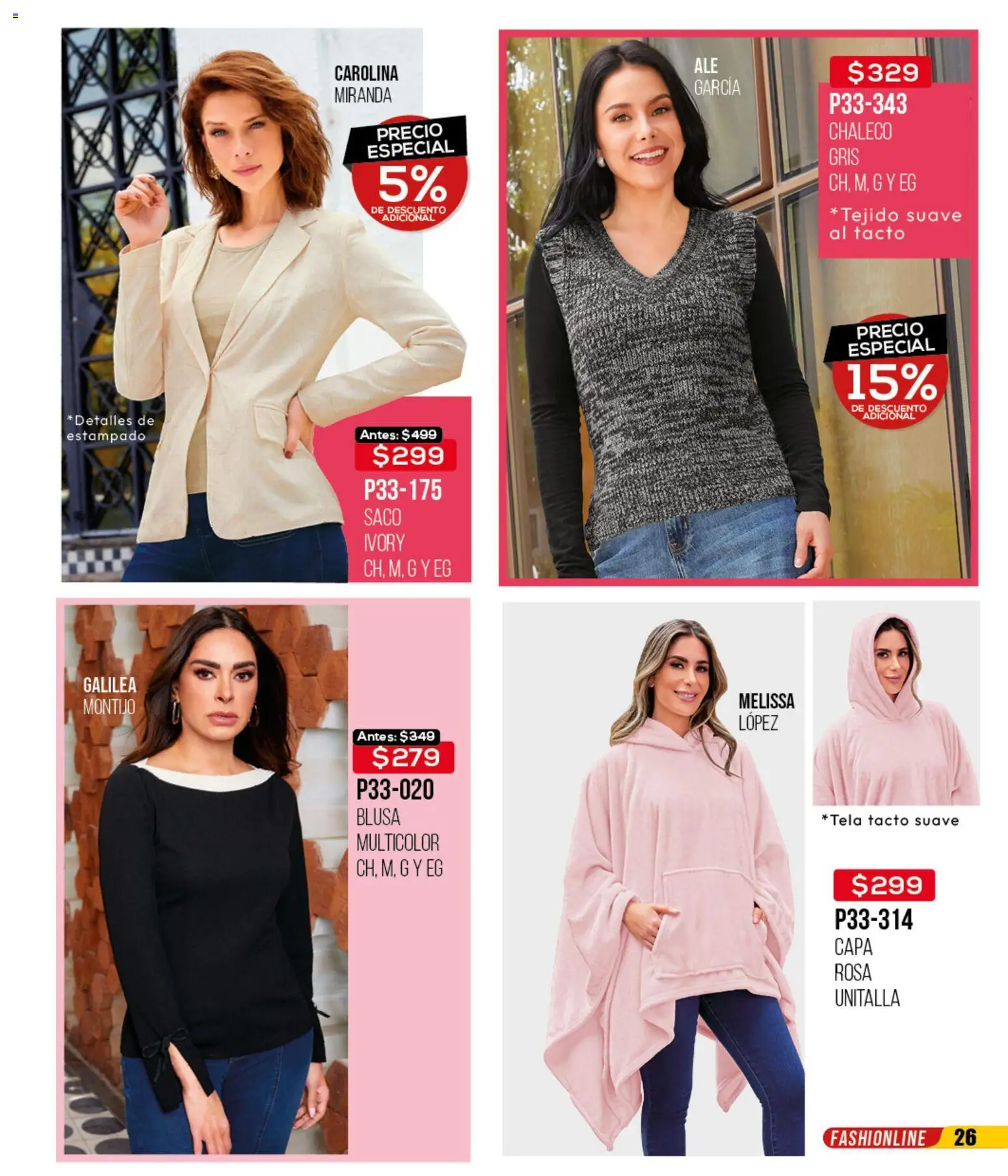Nuevas ofertas de Cklass válidas en toda la República Mexicana desde el 15.12.2025. ¡Encuentra las mejores ofertas en Cklass catálogo Rebajas fin de año ropa! | Página: 27 | Productos: Blusa, Chaleco