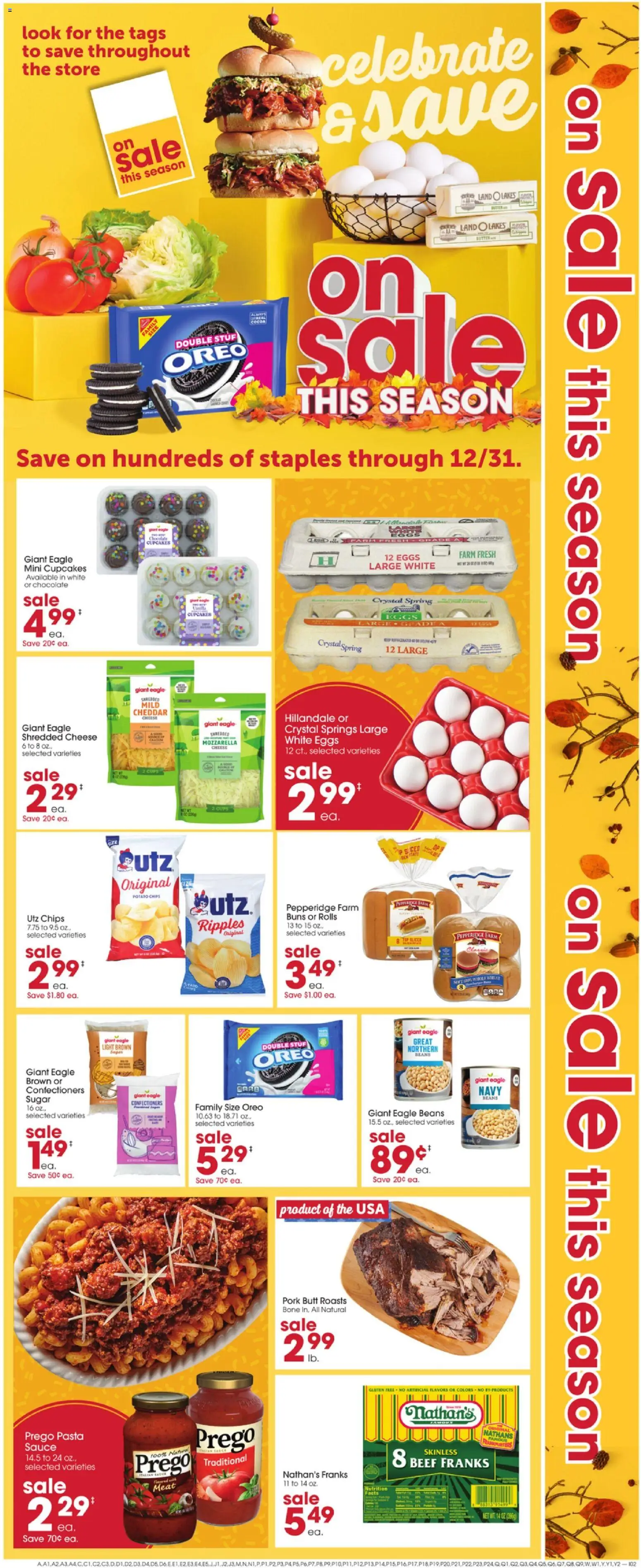 Giant Eagle Black Friday - valid from 20.11.2025 | Page: 3 | Products: Pork, Beef, Sauce, Sugar