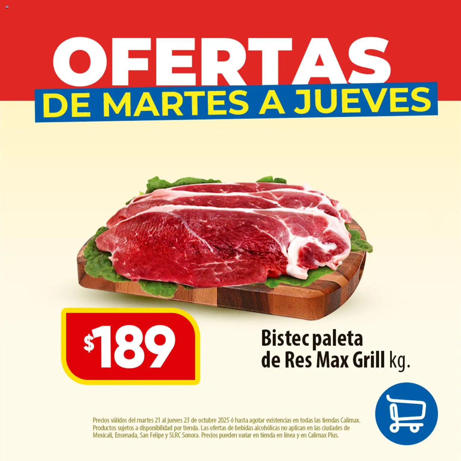 Nuevas ofertas de Calimax válidas en toda la República Mexicana desde el 21.10.2025. ¡Encuentra las mejores ofertas en Calimax folleto Ofertas! | Página: 4 | Productos: Paleta, Res