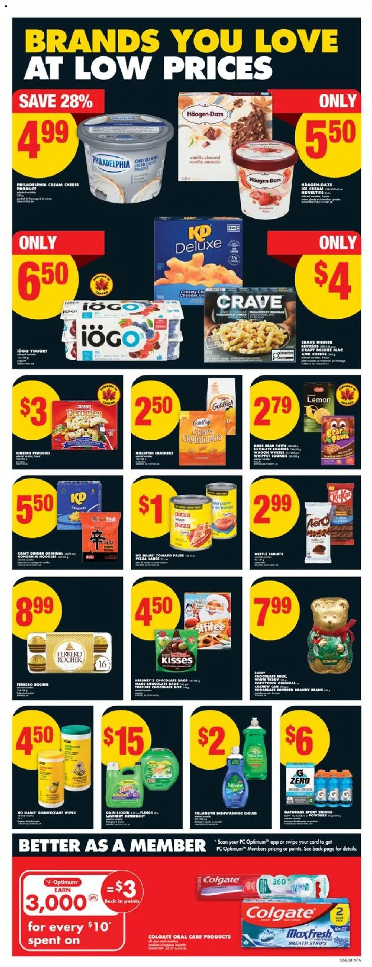 No Frills flyer valid from 13.11.2025 | Page: 5 | Products: Noodles, Cookies, Soap, Pizza