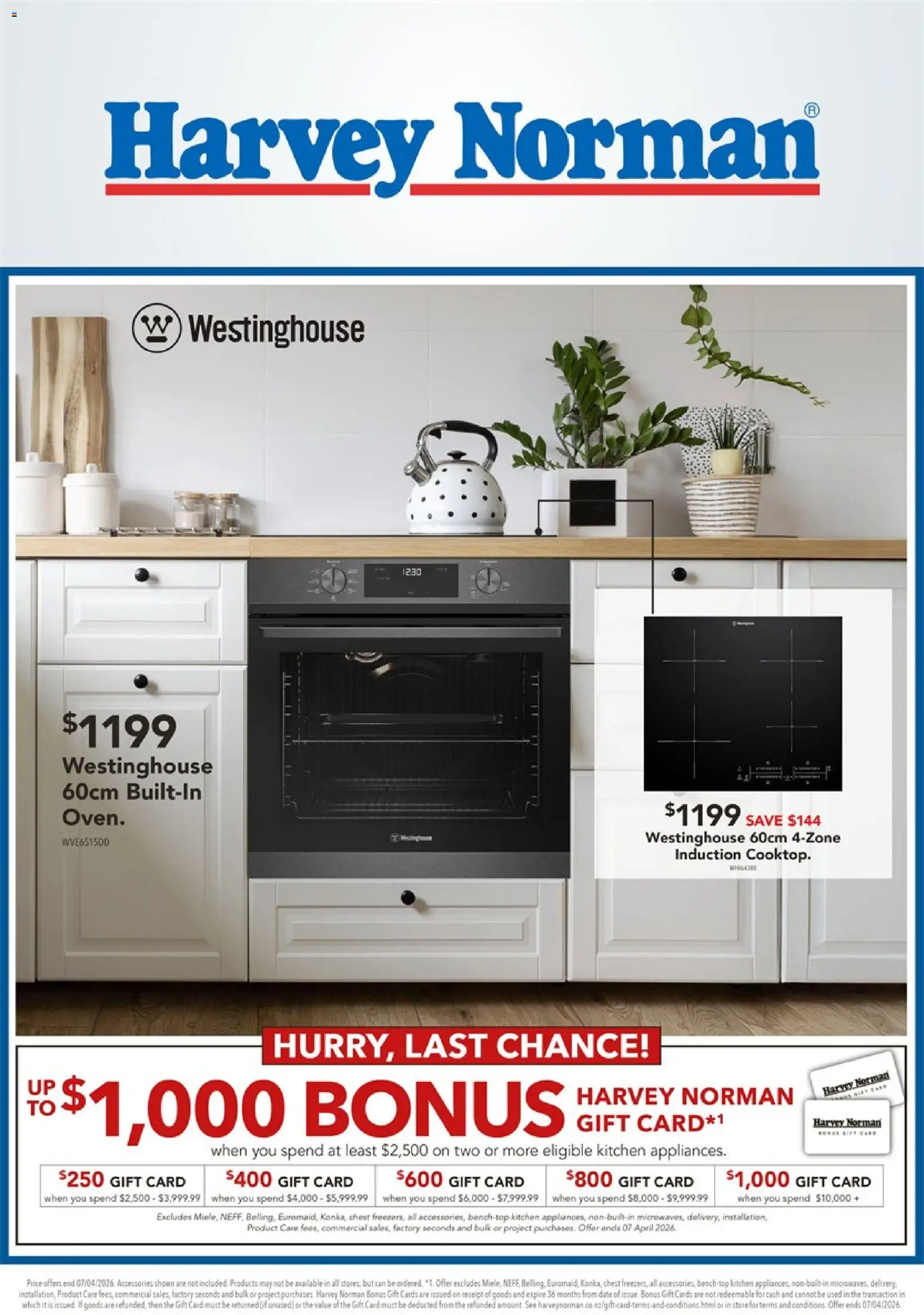 Harvey Norman catalogue from 01.04.2026 | Page: 1