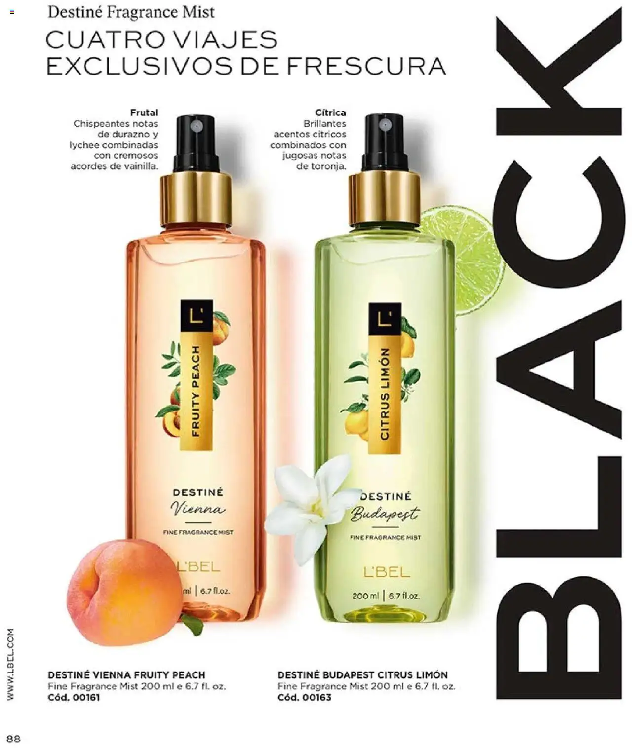 Catálogo L'Bel Campaña 16 │ válido desde el 24.09.2025 | Página: 88 | Productos: Limón, Durazno