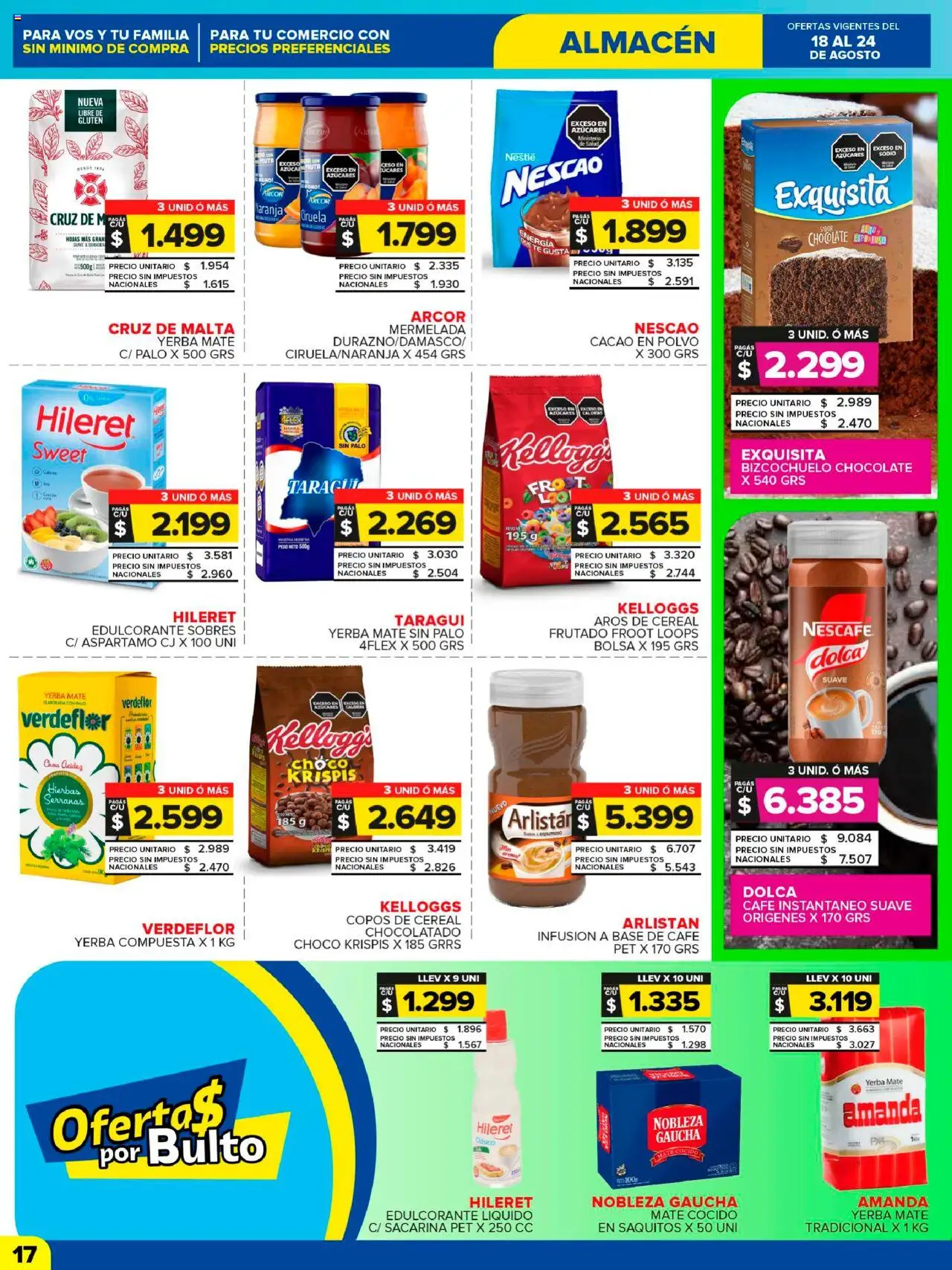 Carrefour Maxi catálogo │ válido desde el 18.08.2025 | Página: 17 | Productos: Bolsa, Polvo, Té, Mermelada
