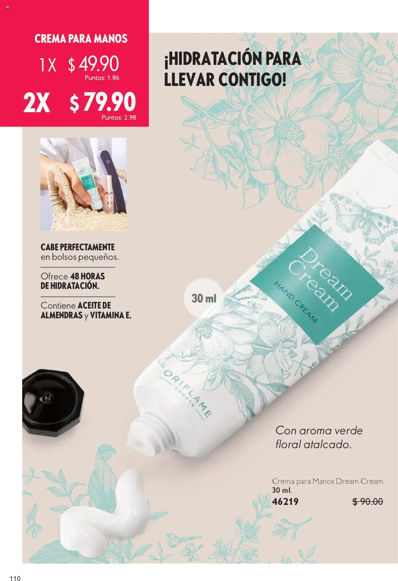 Nuevas ofertas de Oriflame válidas en toda la República Mexicana desde el 04.10.2025. ¡Encuentra las mejores ofertas en Oriflame - Campaña 14 2025! | Página: 110 | Productos: Almendras, Crema, Aceite