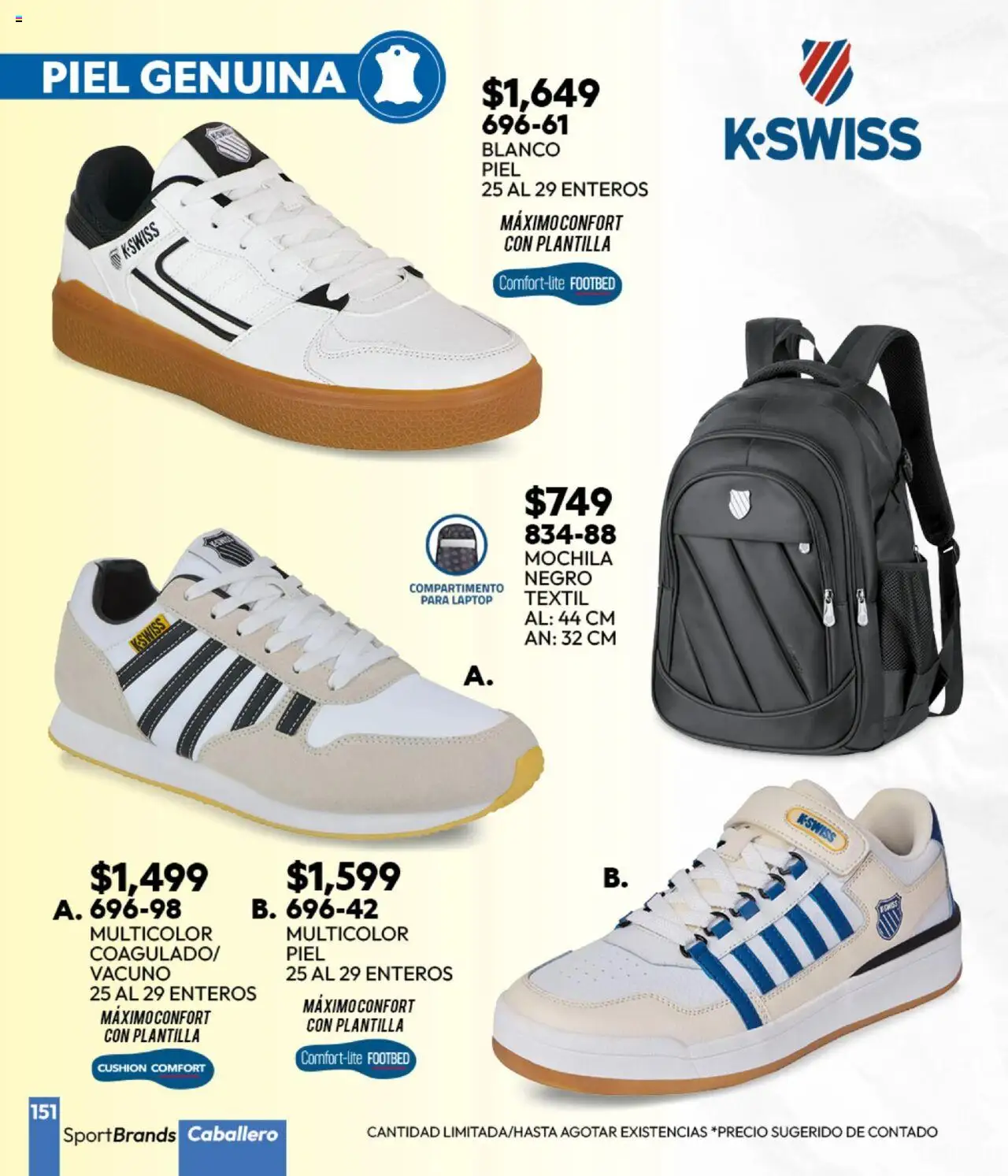 Nuevas ofertas de Cklass válidas en toda la República Mexicana desde el 16.09.2025. ¡Encuentra las mejores ofertas en Cklass - Catálogo Invierno Sportbrands! | Página: 152 | Productos: Mochila