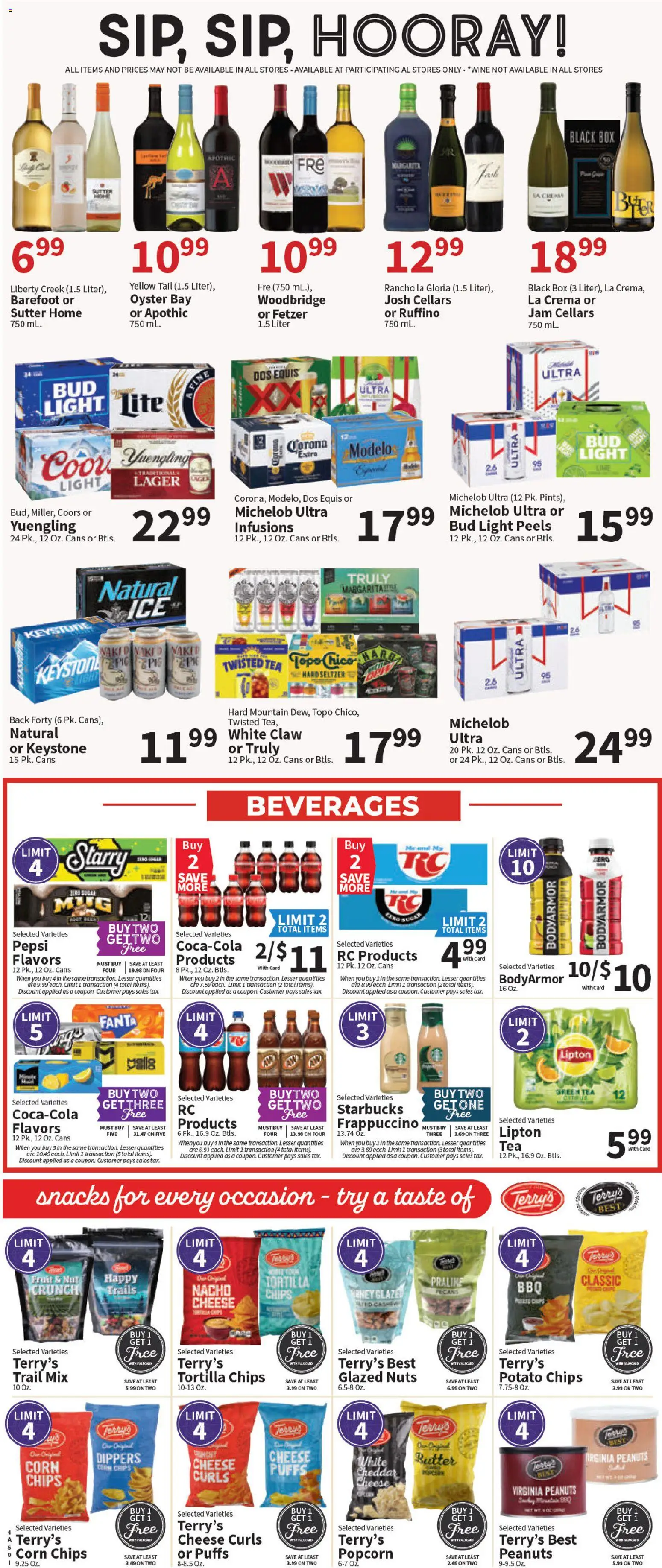 Food City Weekly Ad - valid from 22.10.2025 | Page: 6 | Products: Box, Wine, Tea, Nuts