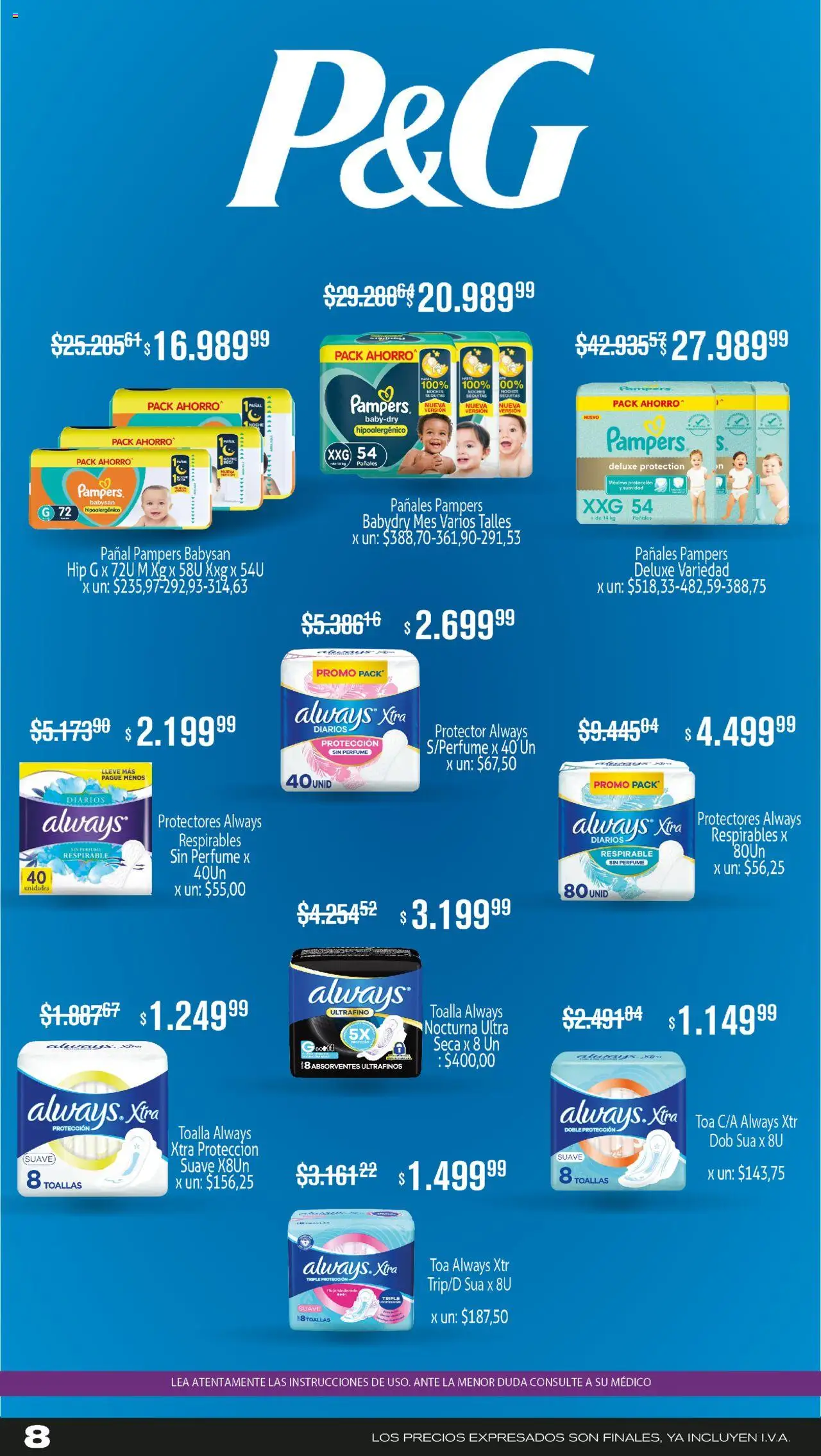 Makro ofertas Especiales │ válido desde el 14.08.2025 | Página: 8 | Productos: Toalla, Toallas, Perfume, Pañales