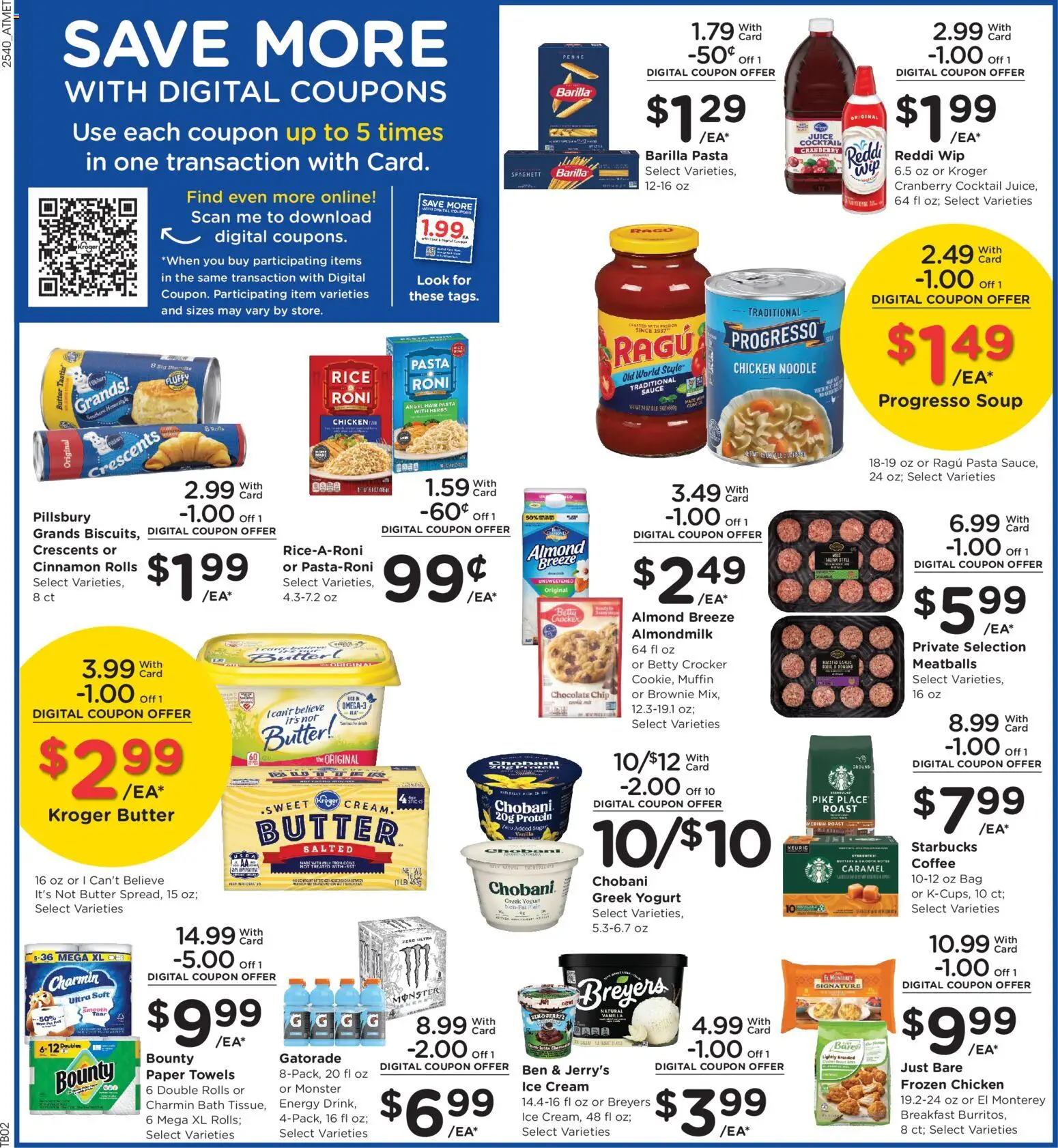 Kroger Black Friday - valid from 05.11.2025 | Page: 5 | Products: Juice, Ice cream, Sauce, Muffin