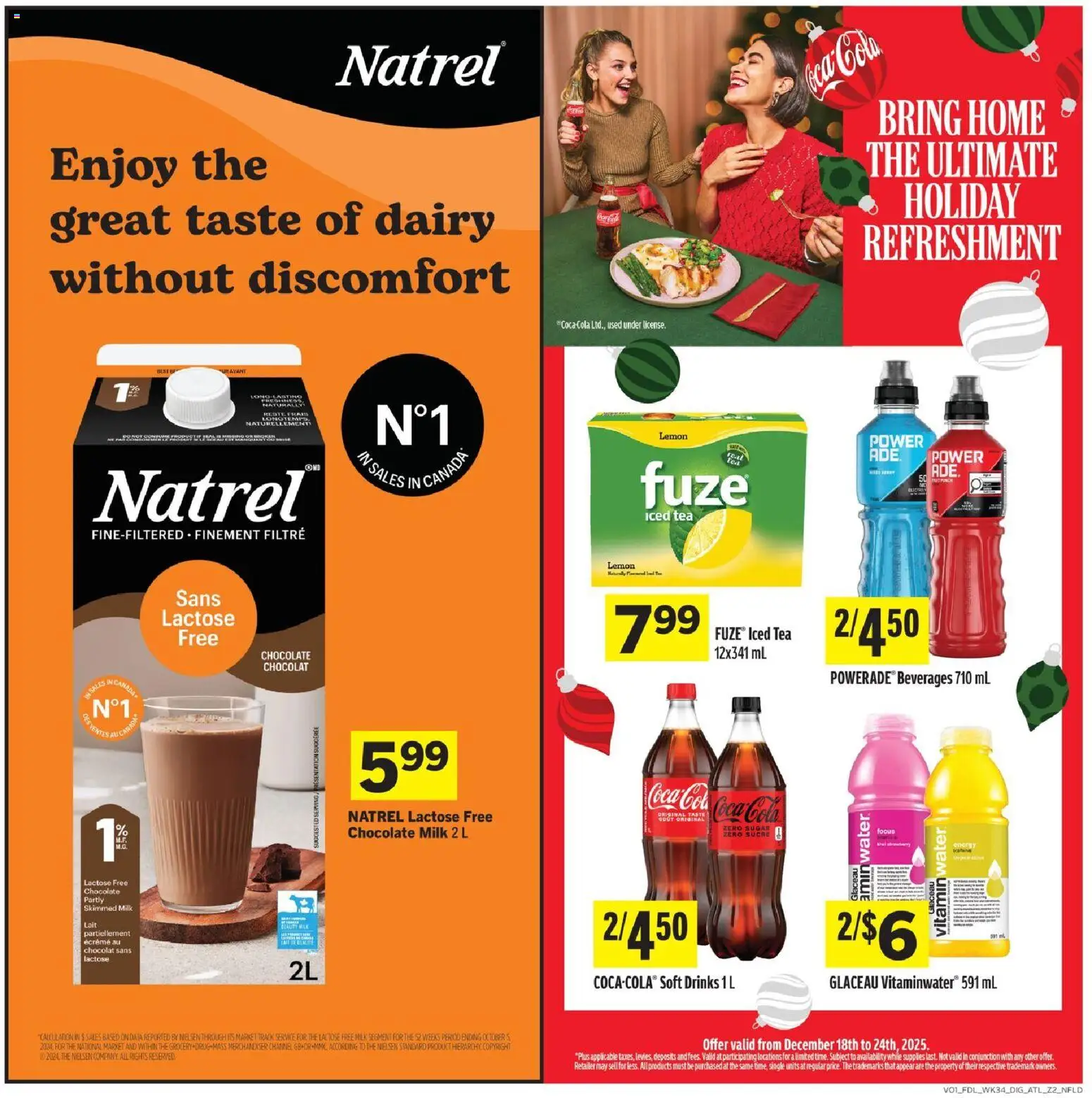 Foodland flyer valid from 18.12.2025 | Page: 14 | Products: Tea, Milk, Chocolate