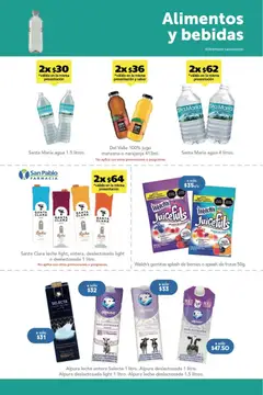 Vista previa de Farmacia San Pablo catálogo, nuevo folleto de la tienda, válido en México a partir del 08.03.2026 | Página: 14 | Productos: Agua, Leche, Jugo, Gomitas