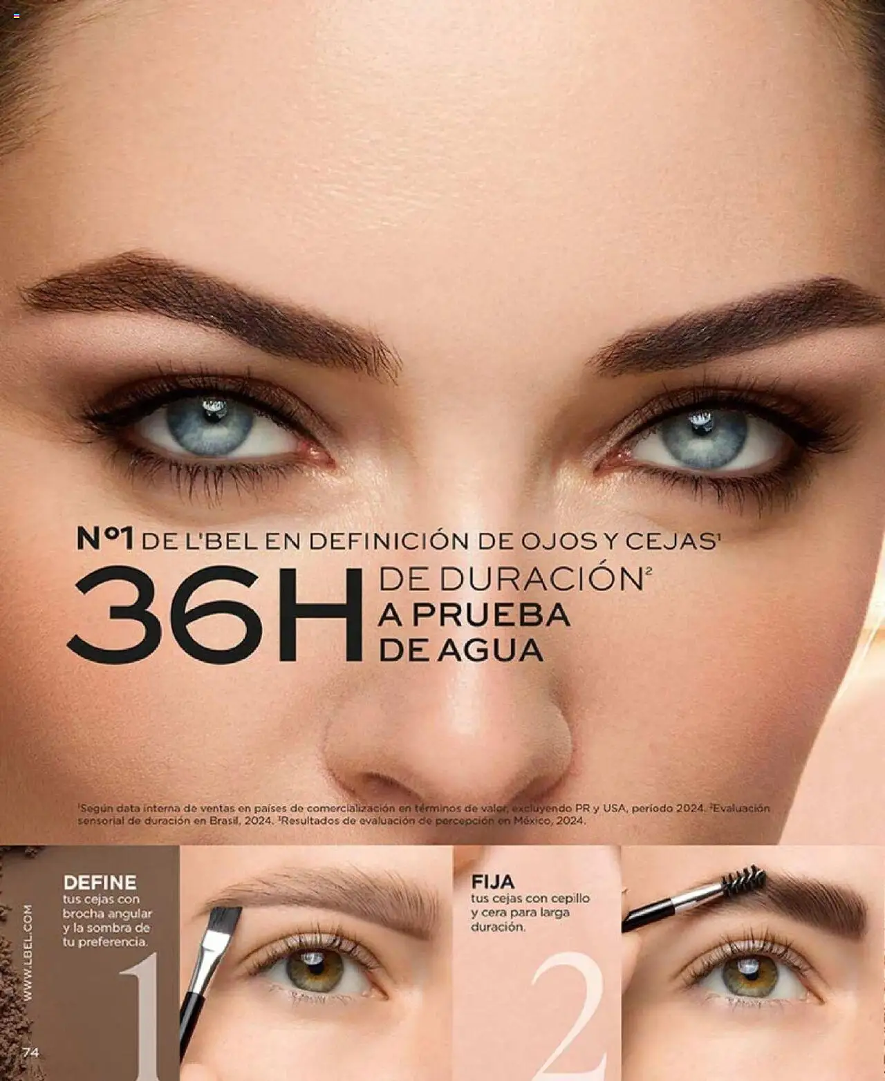 Catálogo L'Bel Campaña 17 │ válido desde el 14.10.2025 | Página: 74 | Productos: Agua, Cera, Cepillo, Sombra