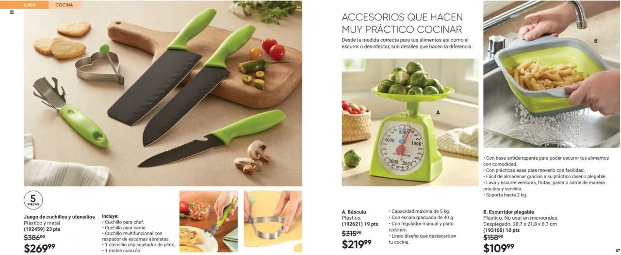 Nuevas ofertas de AVON válidas en toda la República Mexicana desde el 11.07.2025. ¡Encuentra las mejores ofertas en AVON casa & Estilo 11 2025! | Página: 34 | Productos: Escurridor, Cocina, Cuchillo, Molde