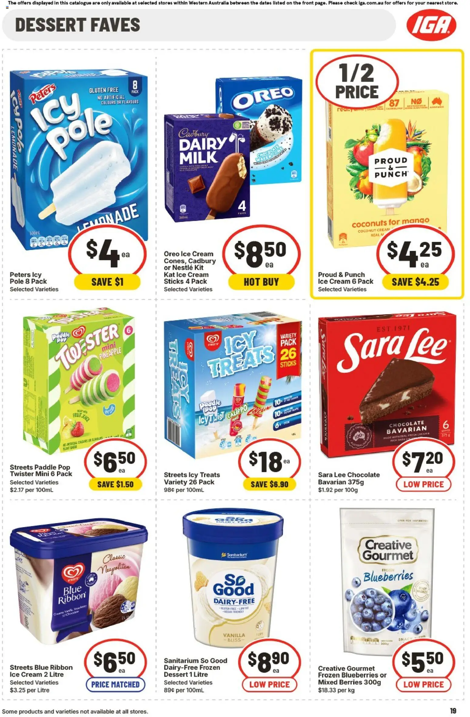 IGA catalogue - valid from 31.12.2025 | Page: 22 | Products: Dairy, Cream, Ice cream, Mango