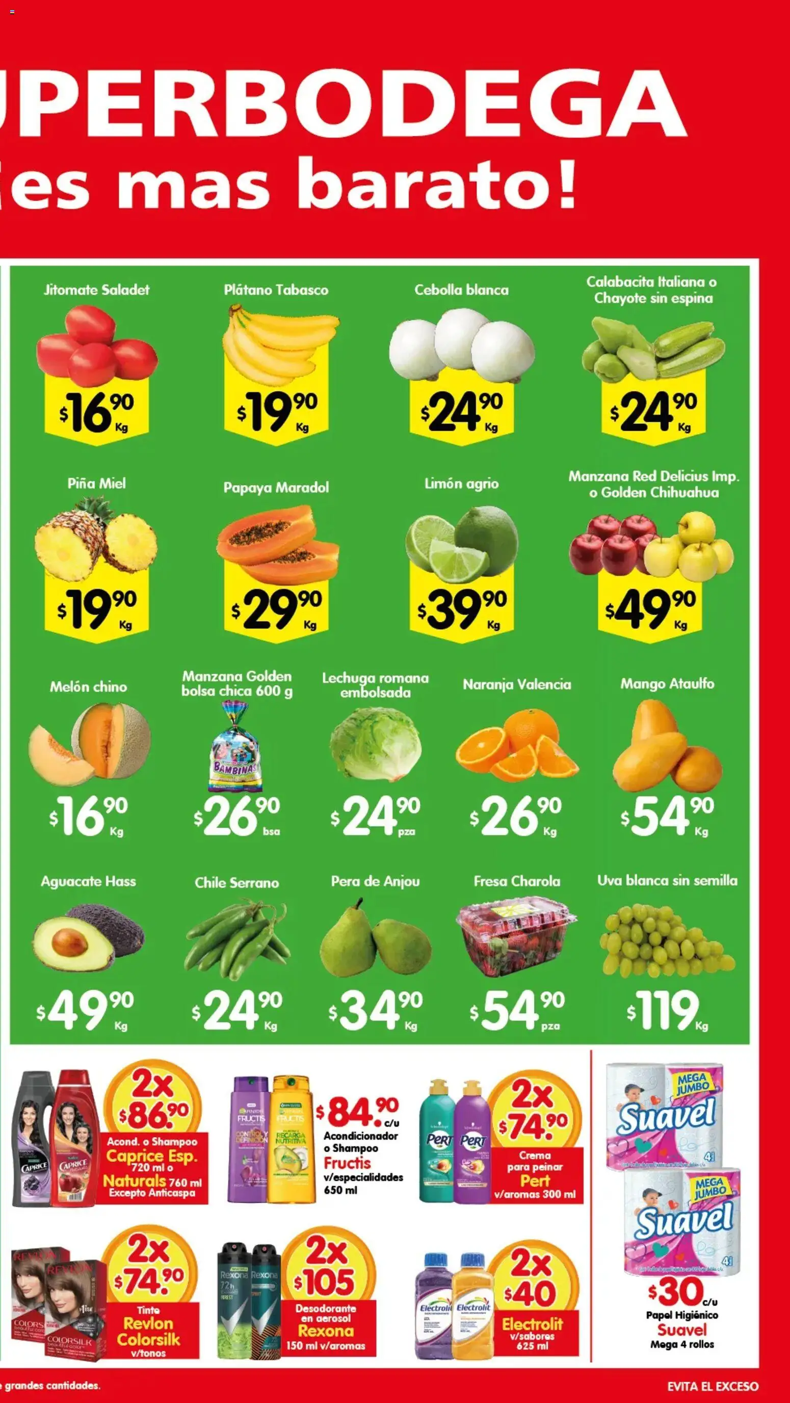 Nuevas ofertas de Arteli válidas en toda la República Mexicana desde el 17.02.2026. ¡Encuentra las mejores ofertas en Arteli folleto Aká Super Bodega ! | Página: 2 | Productos: Aguacate, Uva, Piña, Acondicionador
