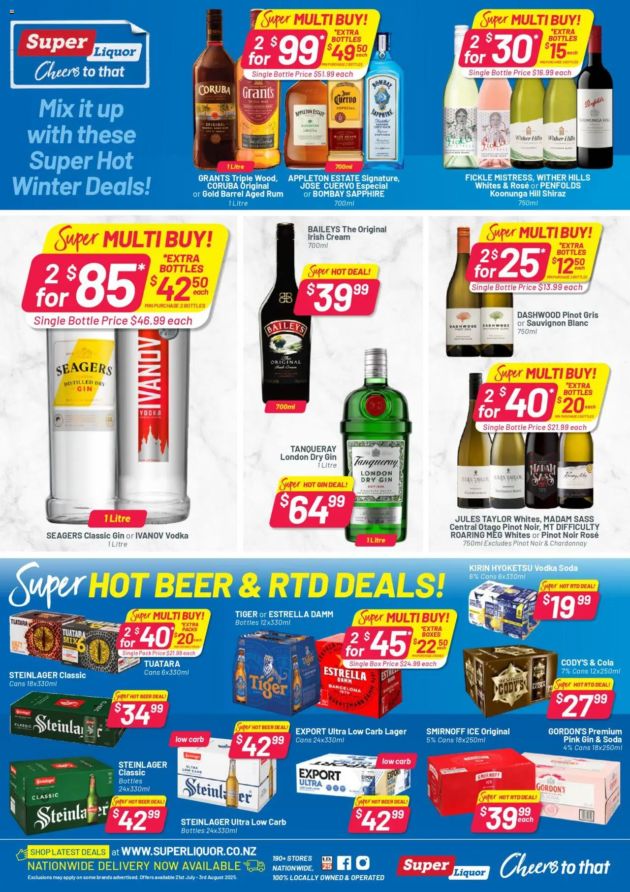Super Liquor catalogue from 21.07.2025 | Page: 1