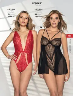 Vista previa de Andrea catálogo Moda Joven, nuevo folleto de la tienda, válido en México a partir del 16.11.2025 | Página: 21 | Productos: Body, Lenceria