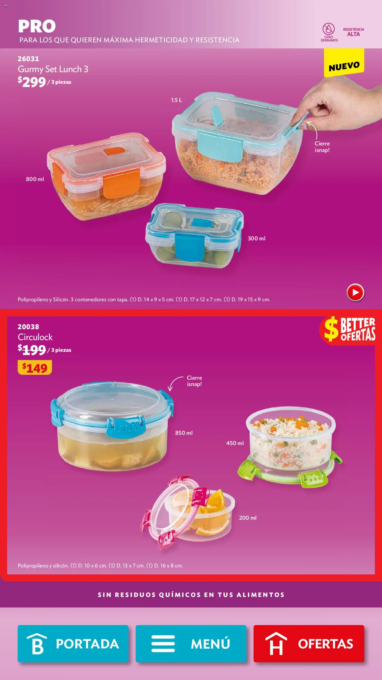 Nuevas ofertas de Betterware válidas en toda la República Mexicana desde el 04.05.2026. ¡Encuentra las mejores ofertas en Betterware campaña 5 2026! | Página: 59