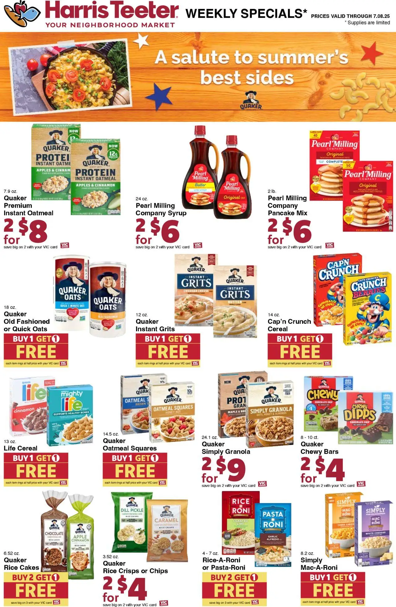 Harris Teeter Weekly Ad - valid from 02.07.2025 | Page: 20 | Products: Berries, Rice, Chips, Chocolate Chip