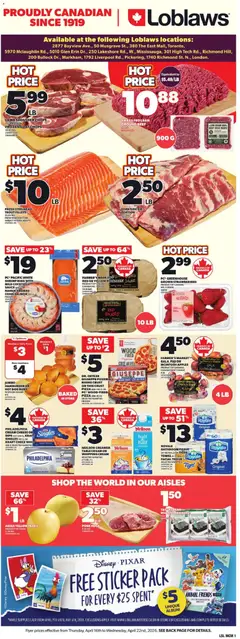 Preview of Loblaws weekly flyer / circulaire from shop Loblaws valid from 16.04.2026 | Page: 4