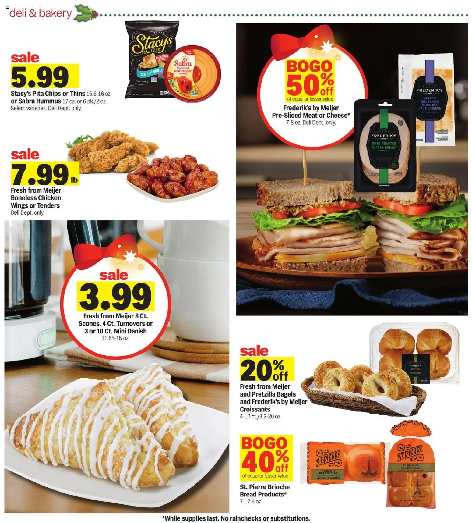 Meijer Weekly Ad - MI - valid from 05.11.2025 | Page: 7 | Products: Bakery, Cheese, Croissants, Oven