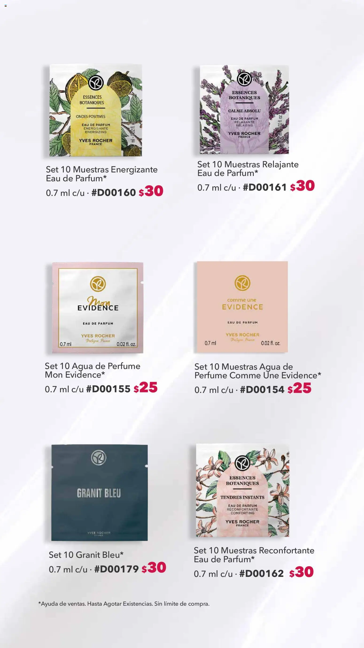 Nuevas ofertas de Yves Rocher válidas en toda la República Mexicana desde el 24.03.2026. ¡Encuentra las mejores ofertas en Yves Rocher Muestra y gana! | Página: 2 | Productos: Agua, Perfume