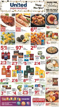 Preview of United Supermarkets weekly ads valid from 26.12.2025