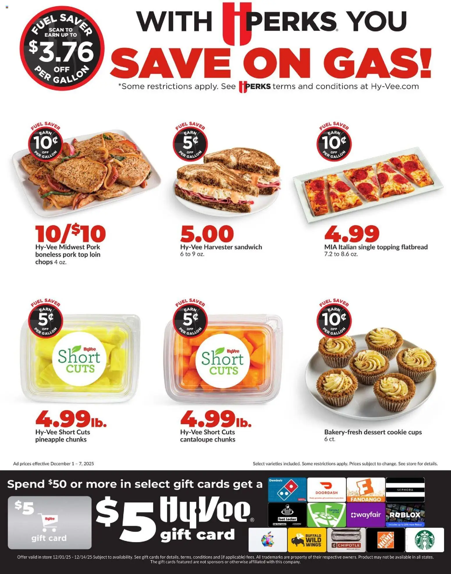 HyVee Weekly Ad - valid from 01.12.2025 | Page: 9 | Products: Pork, Pineapple