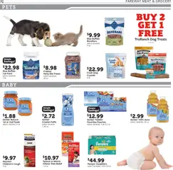 Preview of Fareway weekly ads valid from 16.02.2026 | Page: 20 | Products: Cat Food, Butter, Juice, Carrot