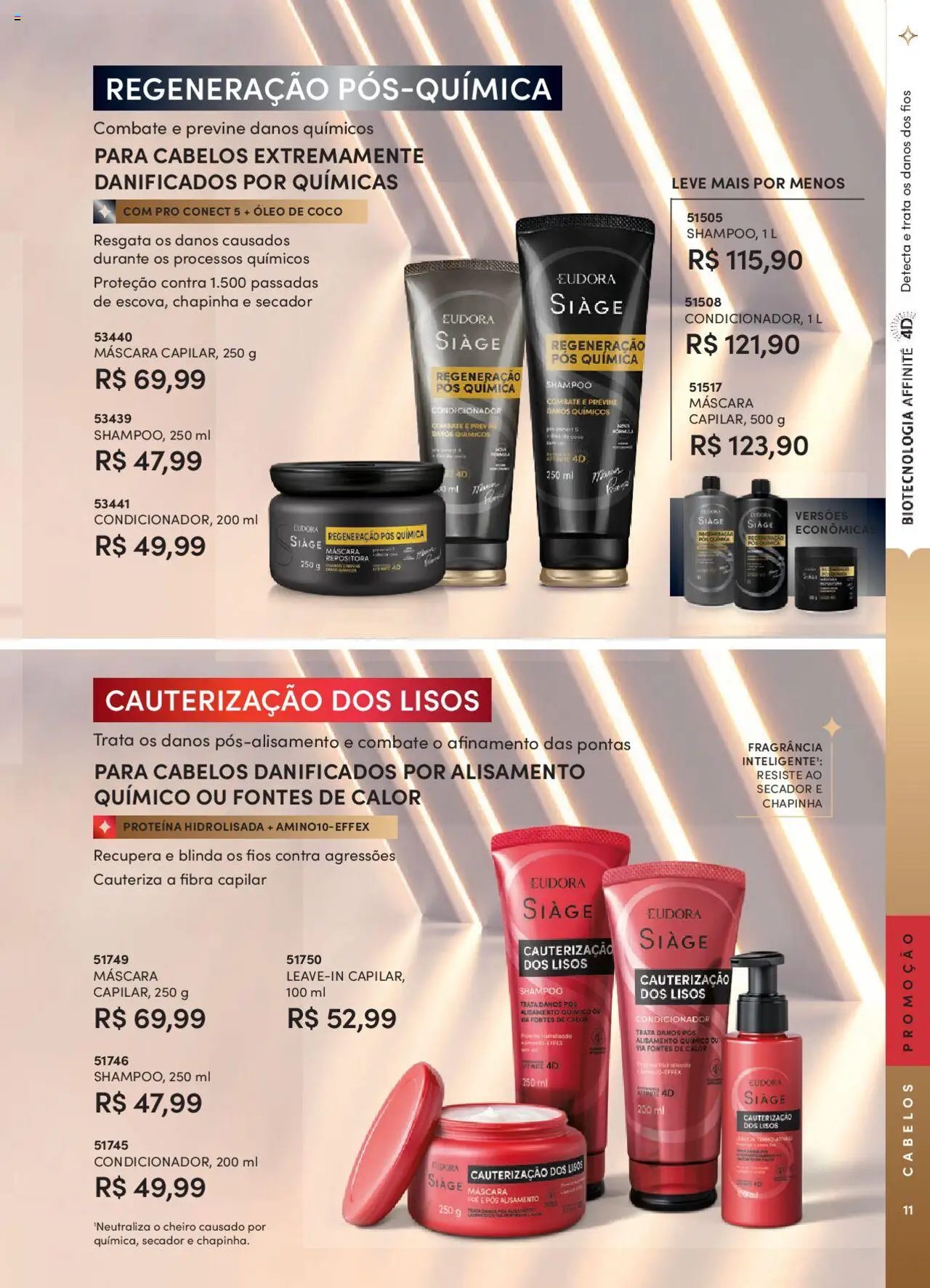 Eudora Folheto - válido de 07.10.2025 | Página: 11 | Produtos: Secador, Fragrância, Óleo, Óleo de coco