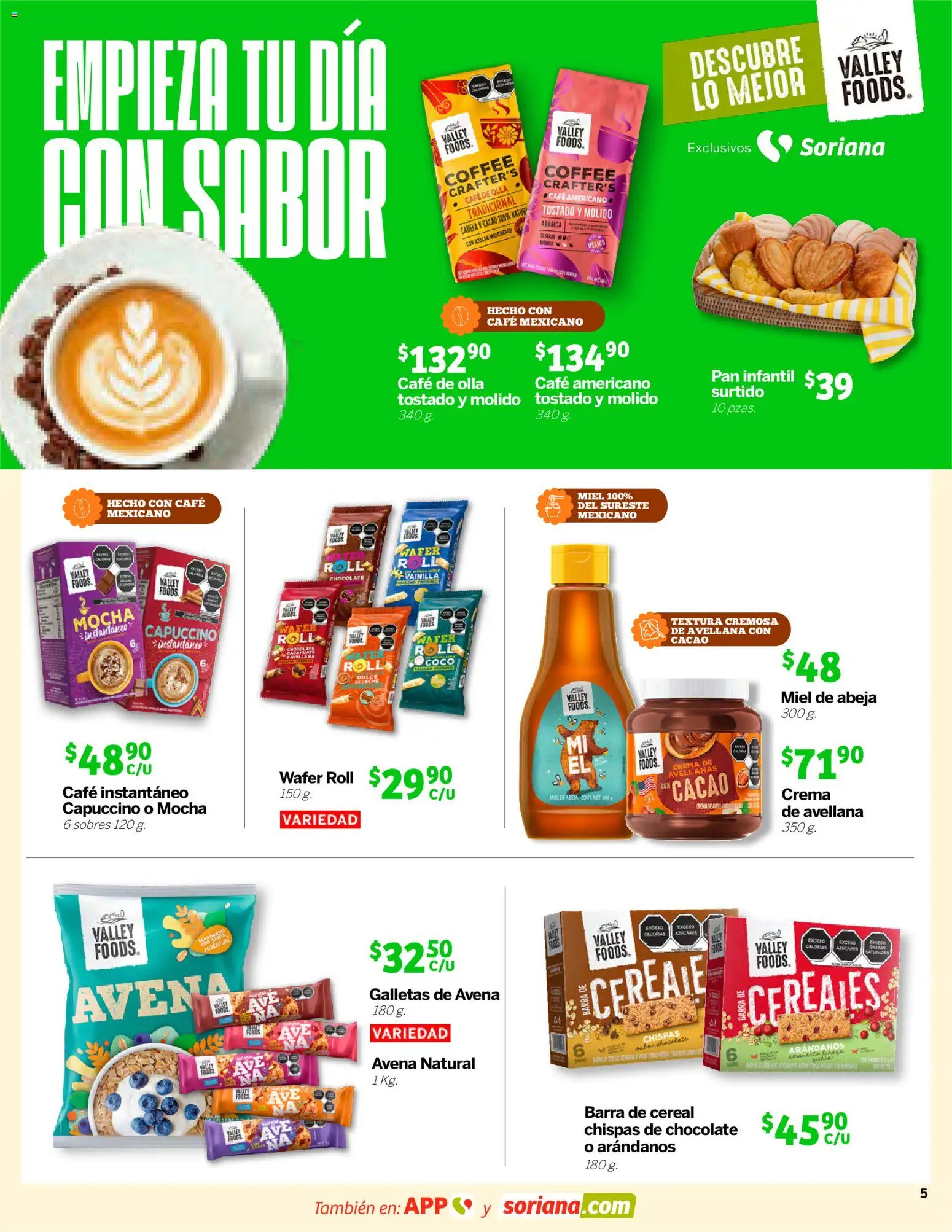 Nuevas ofertas de Soriana válidas en toda la República Mexicana desde el 26.03.2026. ¡Encuentra las mejores ofertas en Soriana Descubre lo mejor Mercado Nacional! | Página: 5 | Productos: Azúcar, Arándanos, Barra, Olla