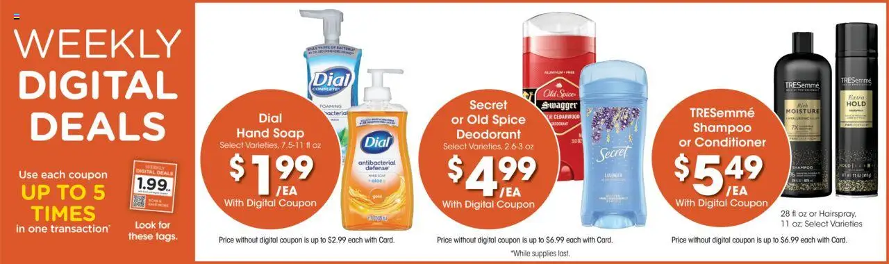 Fred Meyer Weekly Ad - valid from 10.09.2025 | Page: 3 | Products: Shampoo, Conditioner, Soap, Deodorant