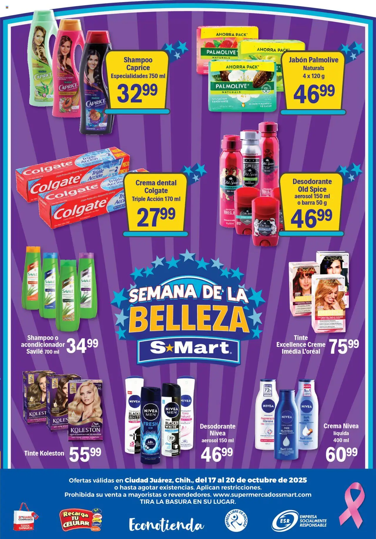 Nuevas ofertas de S-Mart válidas en toda la República Mexicana desde el 17.10.2025. ¡Encuentra las mejores ofertas en S-Mart folleto Juárez! | Página: 6 | Productos: Caja, Tableta