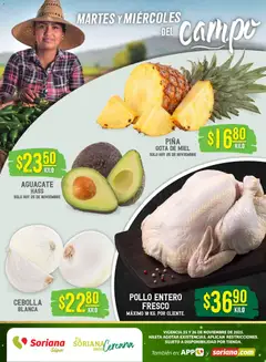 Vista previa de Soriana - Martes y Miércoles del Campo Súper: BCS, Son y Sin, nuevo folleto de la tienda, válido en México a partir del 25.11.2025