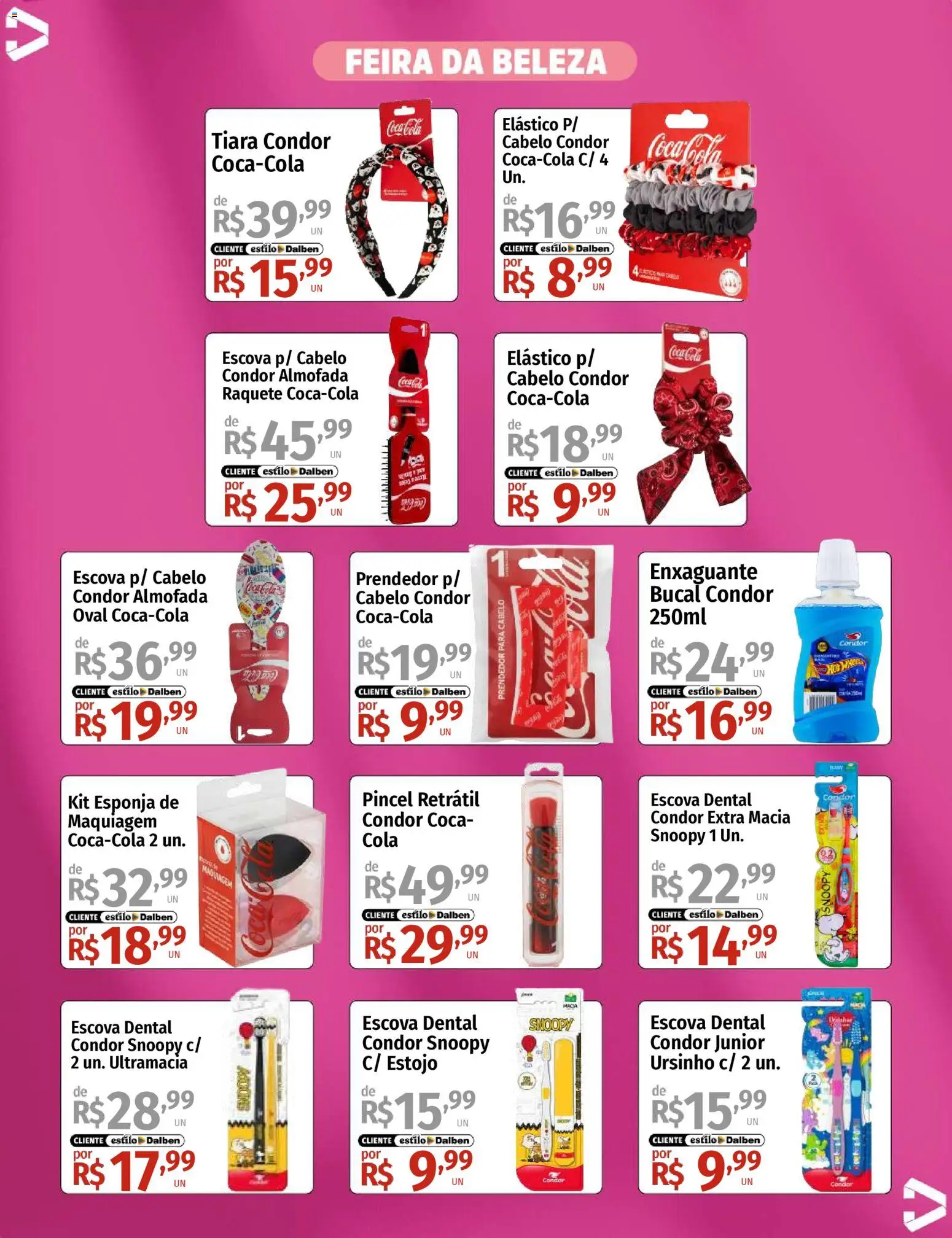 Supermercado Dalben Folheto - válido de 20.11.2025 | Página: 3 | Produtos: Maquiagem, Pincel, Escova, Almofada