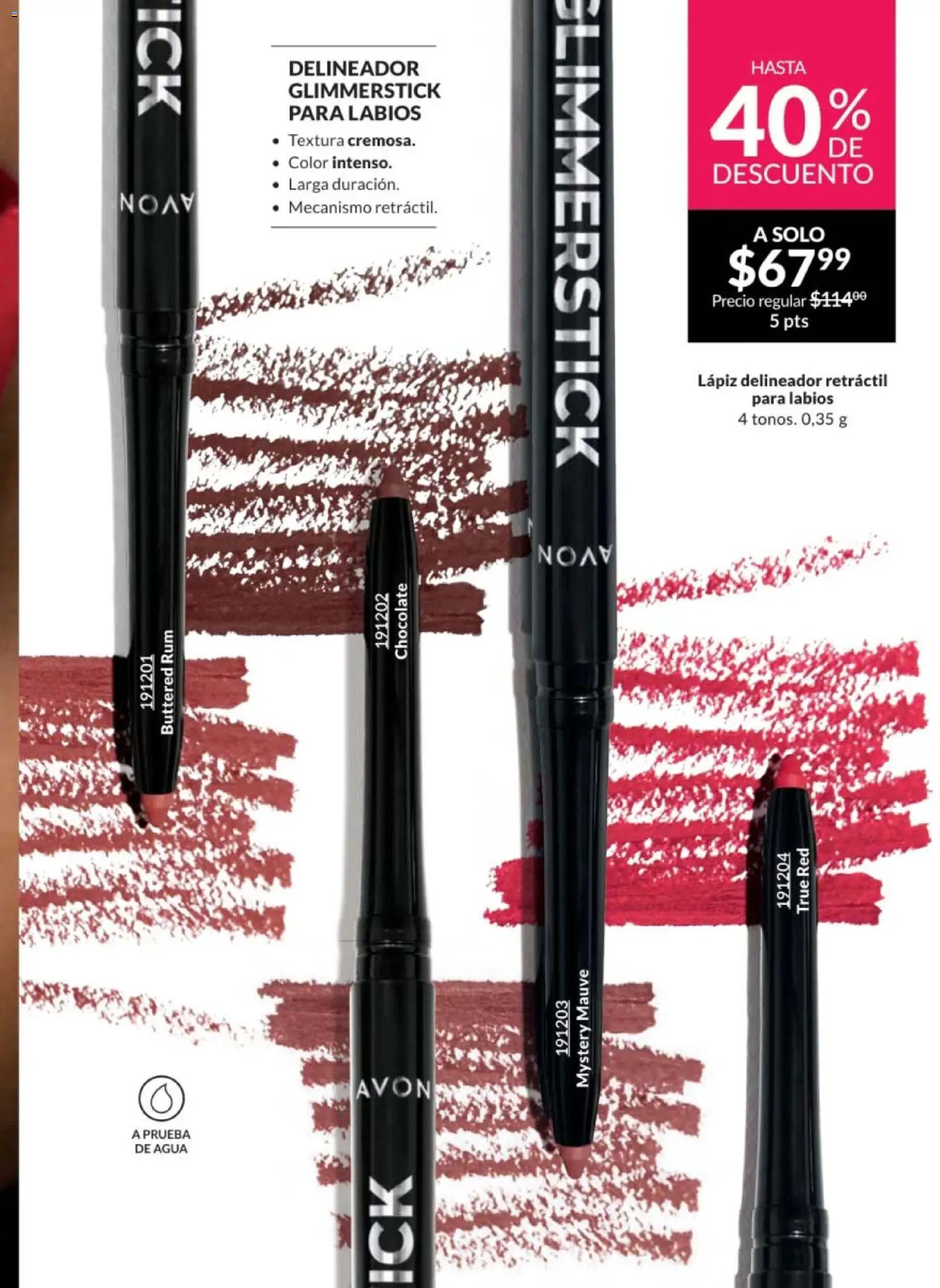 Nuevas ofertas de AVON válidas en toda la República Mexicana desde el 30.01.2026. ¡Encuentra las mejores ofertas en AVON campaña 3 2026! | Página: 17 | Productos: Agua, Chocolate, Delineador