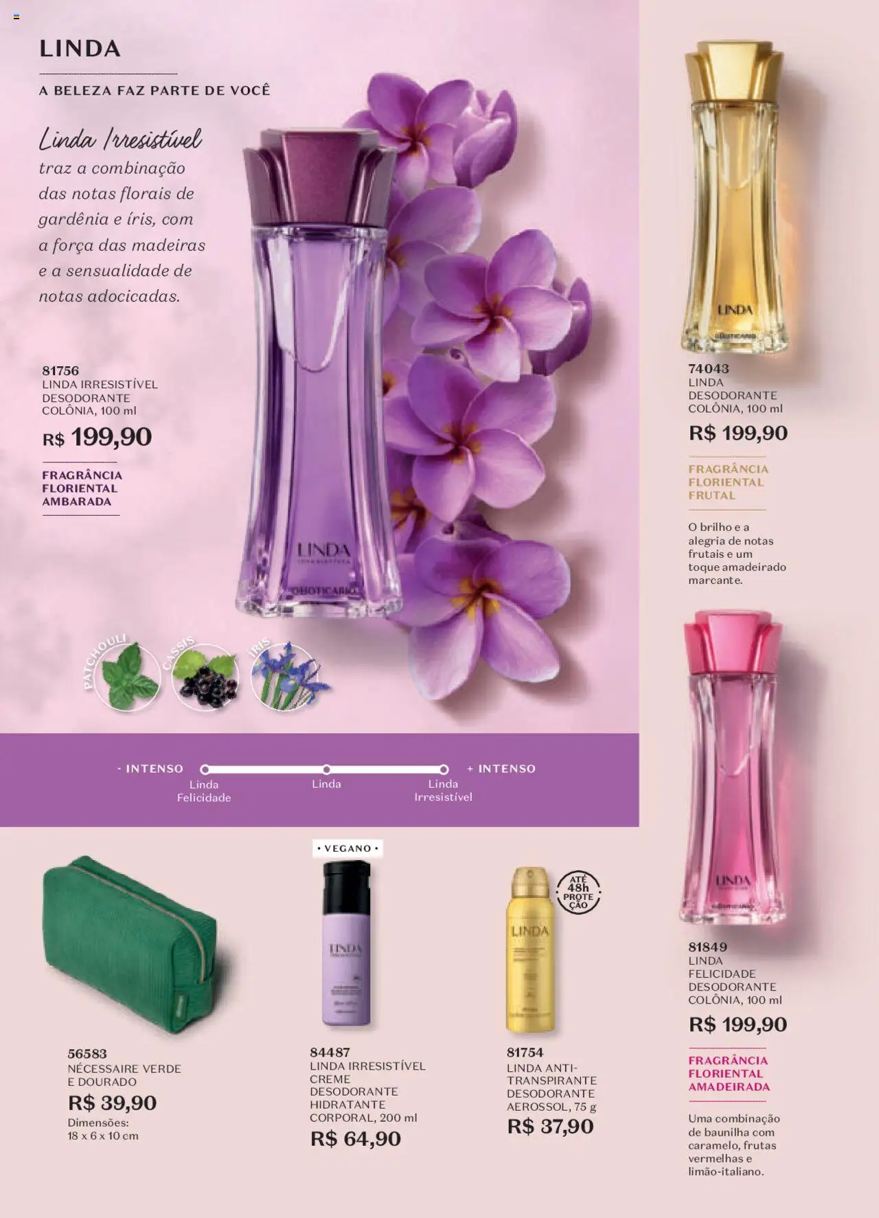 O Boticário Folheto - válido de 13.10.2025 | Página: 64 | Produtos: Fragrância, Madeiras, Necessaire, Creme