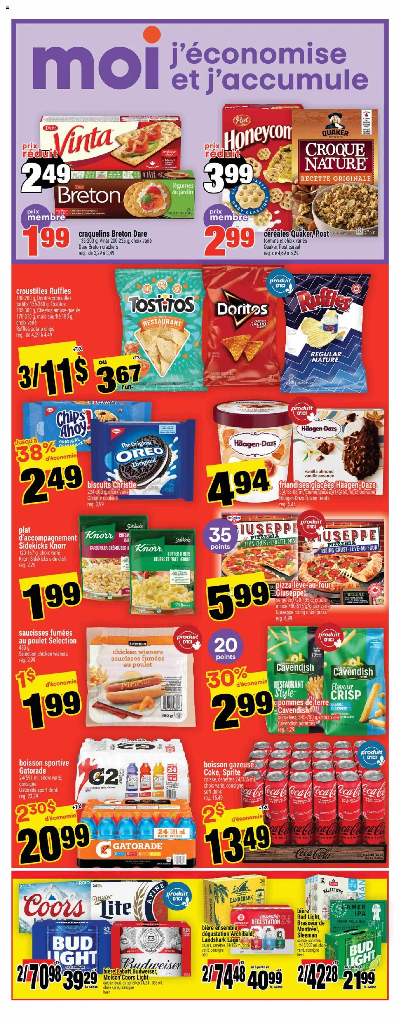 Super C flyer valid from 31.07.2025 | Page: 3 | Products: Chips, Potatoes, Beer, Chicken