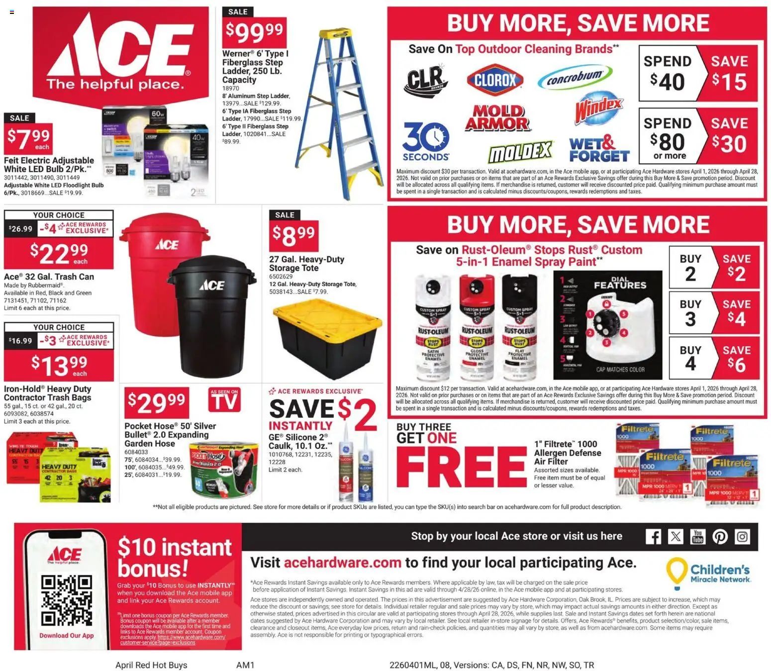 Giant Eagle Ace Ad - valid from 01.04.2026 | Page: 8 | Products: Cap, Air Filter