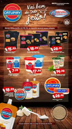 Bramil Supermercados - Ofertas Catupiry - Pré-Visualização do folheto da loja Bramil Supermercados, válido de 05.09.2025
