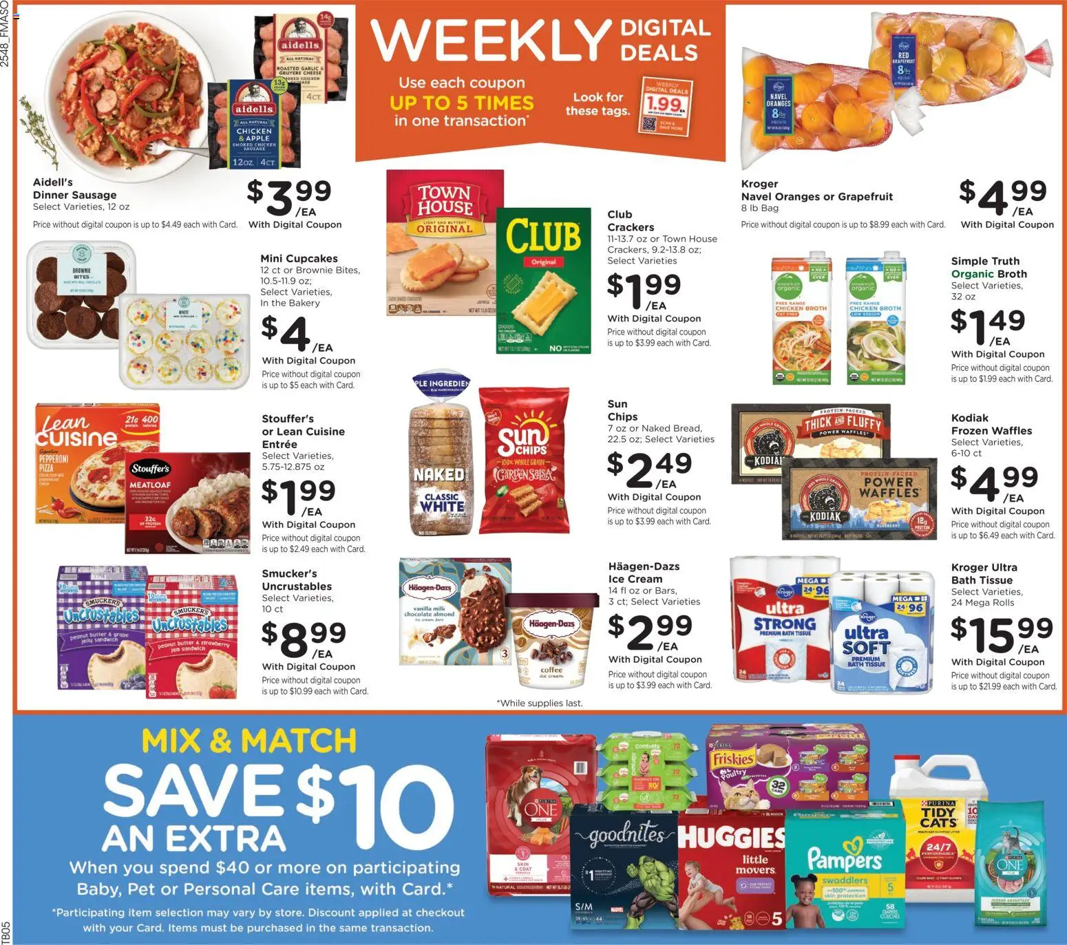 Fred Meyer Weekly Ad - valid from 02.01.2026 | Page: 3 | Products: Cheese, Ice cream, Garlic, Bag