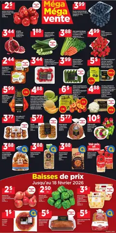 Preview of Maxi weekly flyer / circulaire from shop Maxi valid from 12.02.2026 | Page: 5 | Products: Chair, Chocolate, Pizza, Tomatoes