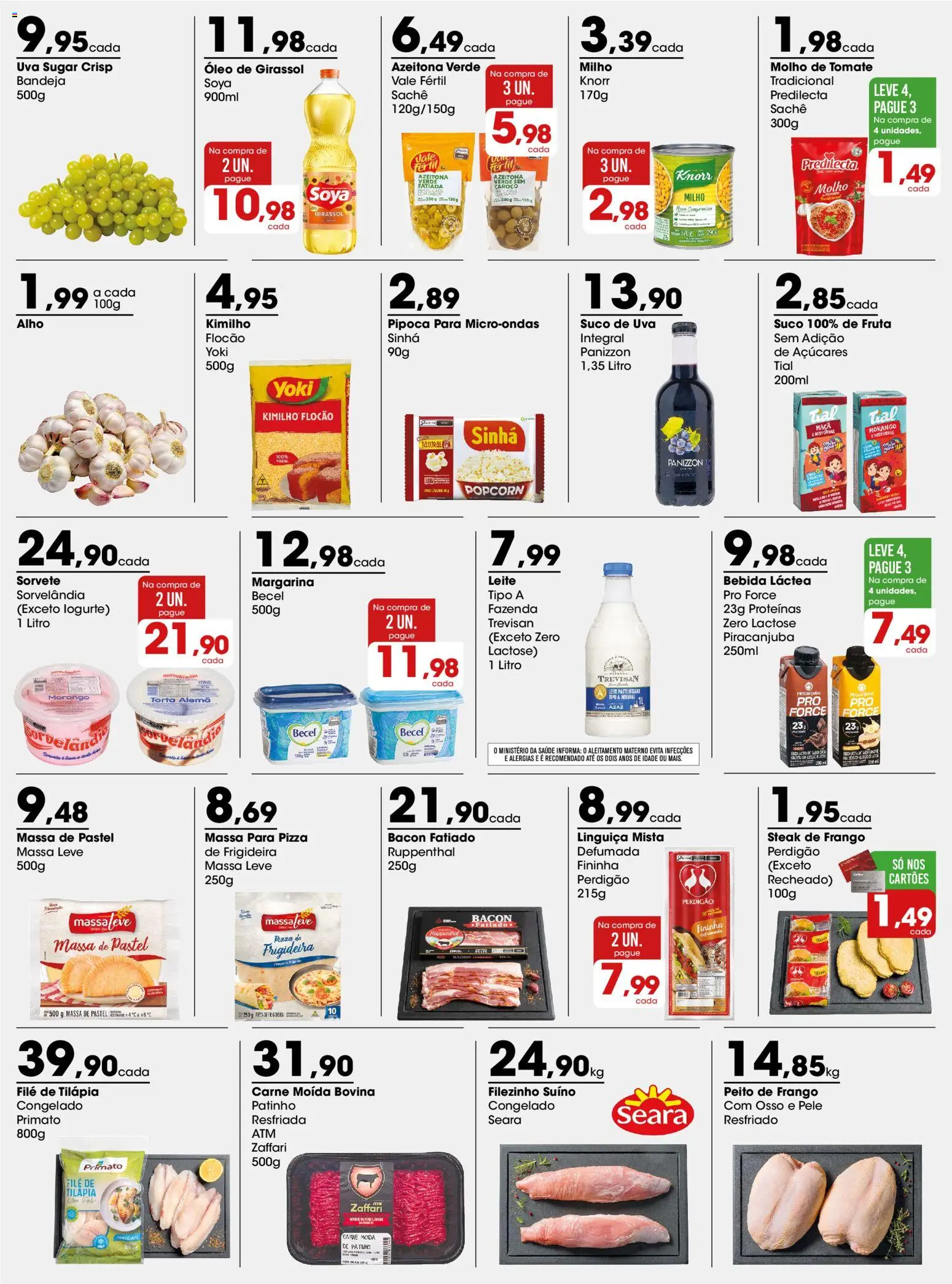 Zaffari Folheto - válido de 02.03.2026 | Página: 2 | Produtos: Alho, Óleo, Suco, Bandeja