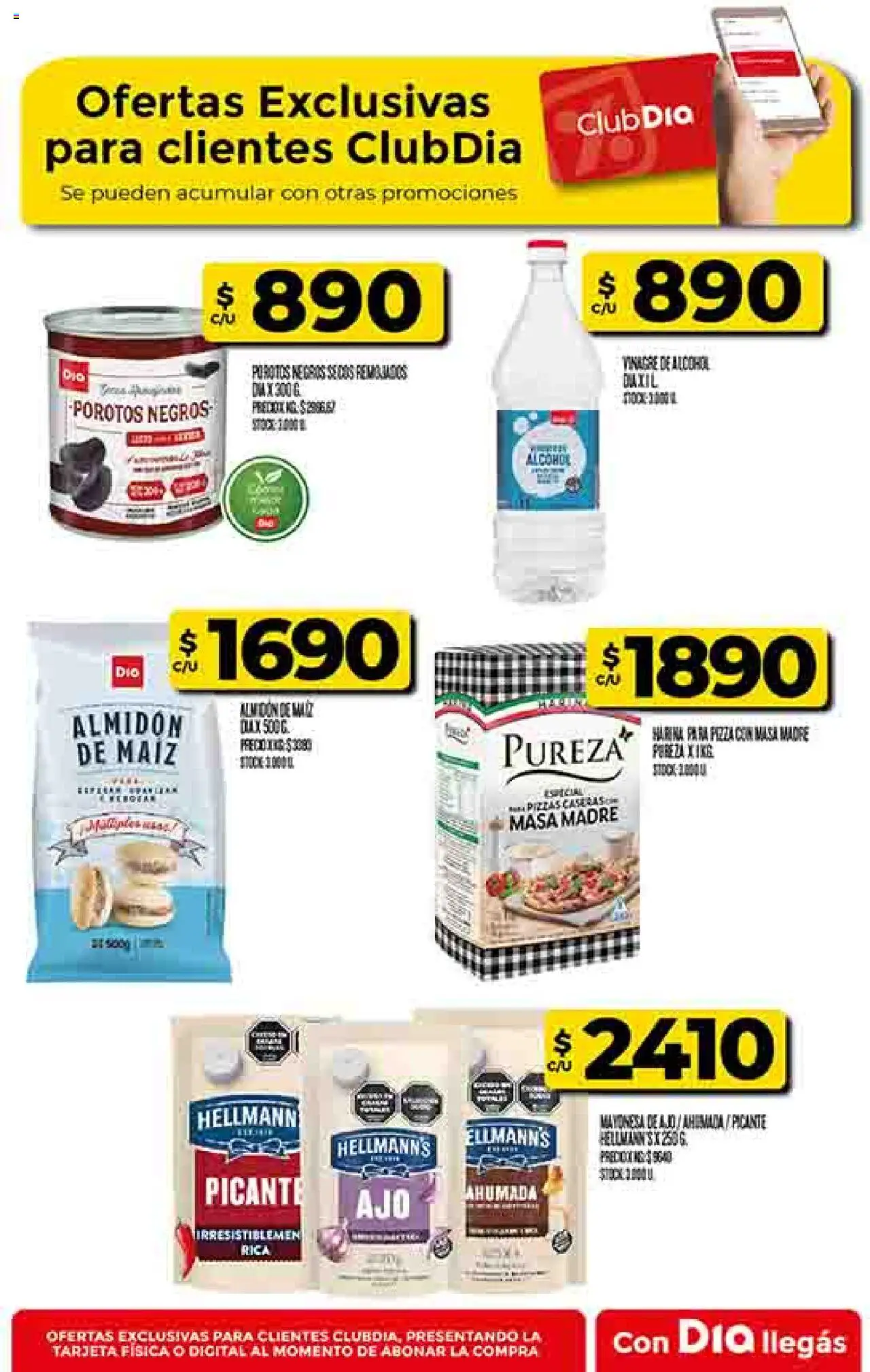 Supermercado DIA Ofertas │ válido desde el 27.08.2025 | Página: 41 | Productos: Harina, Mayonesa, Maiz, Pizza