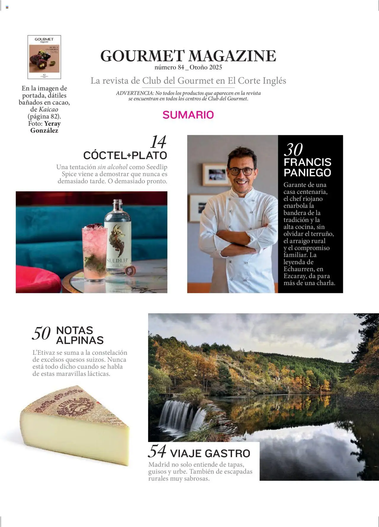 Nuevas ofertas de El Corte Inglés válidas en toda la República Mexicana desde el 29.09.2025. ¡Encuentra las mejores ofertas en El Corte Inglés - Catálogo Gourmet Magazine Otoño! | Página: 4
