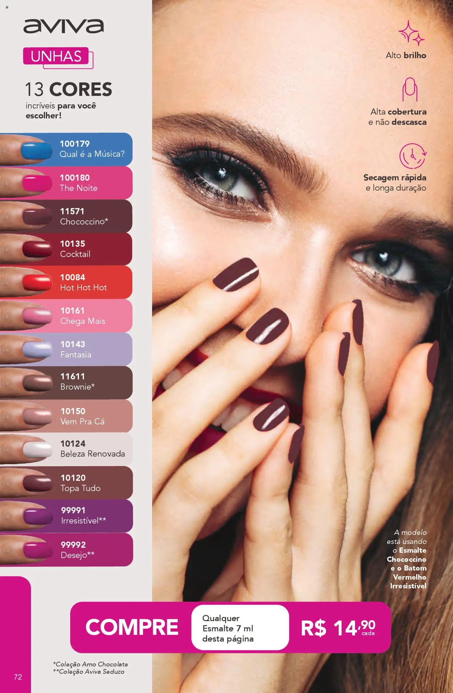 Jequiti Folheto - válido de 11.11.2025 | Página: 72 | Produtos: Batom, Fantasia, Chocolate