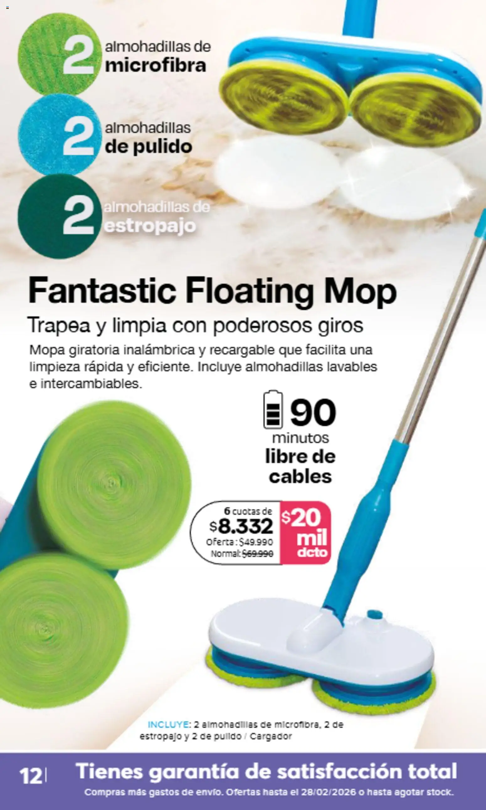 A3D ofertas  │ válido desde el 01.02.2026 | Página: 12 | Productos: Estropajo, Cargador, Mopa