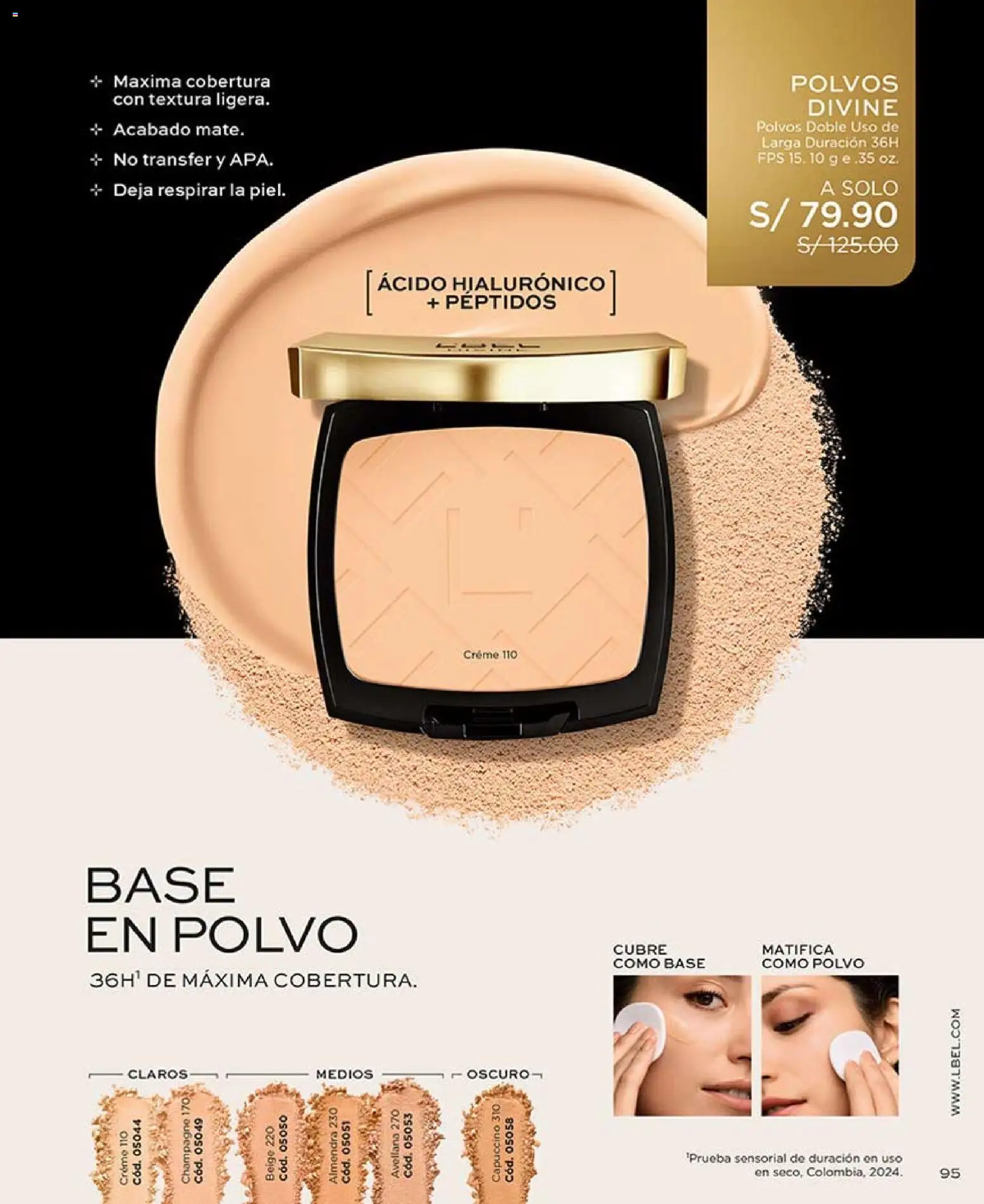 Catálogo L'Bel válido desde 04.04.2026 | Página: 95 | Productos: Polvo