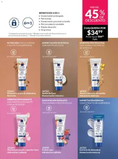 Vista previa de Manteca de karité y agua de rosas Hidratación radiante, Crema para manos con manteca de karité y agua de rosas para hidratación radiante., nuevo folleto de la tienda, válido en México a partir del 30.01.2026 | Página: 15 | Productos: Crema, Agua, Aceite, Radiante